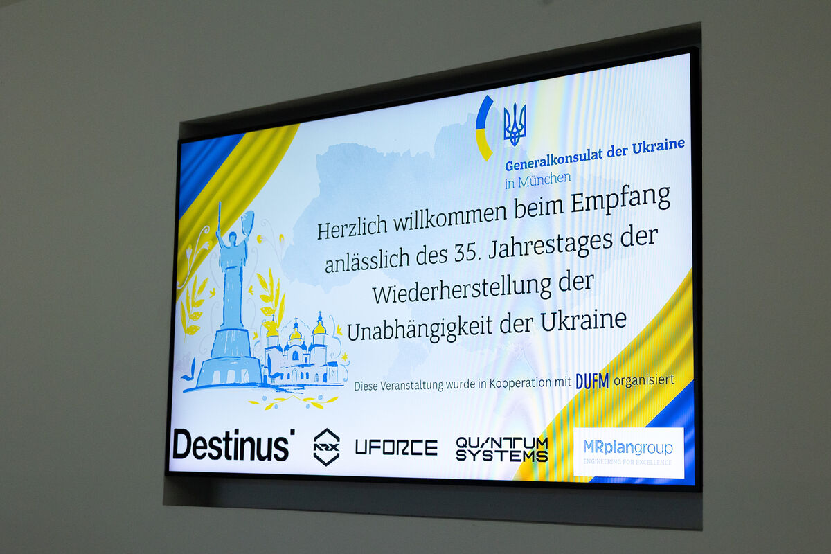 У Мюнхені відбувся урочистий прийом з нагоди 35-ї річниці відновлення Незалежності України