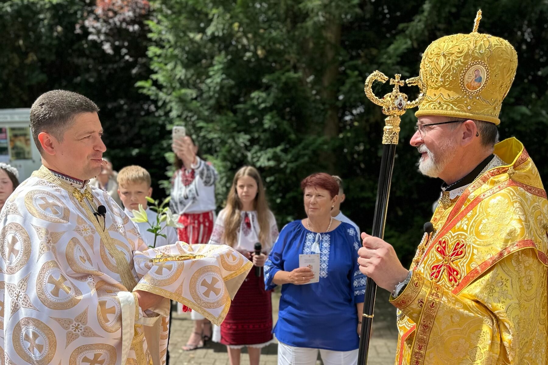 Архипастирський візит владики Богдана до української громади Любека