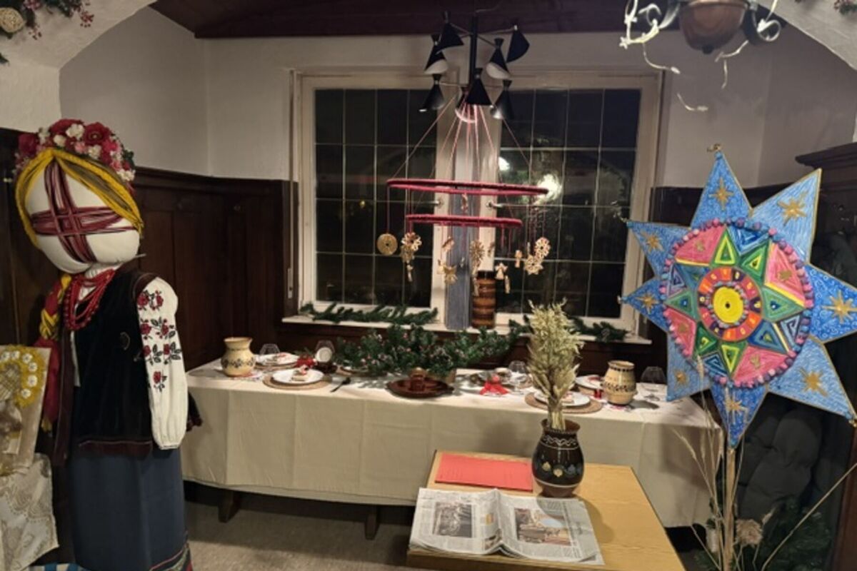 Ukrainischer Weihnachtsraum in Bayreuth