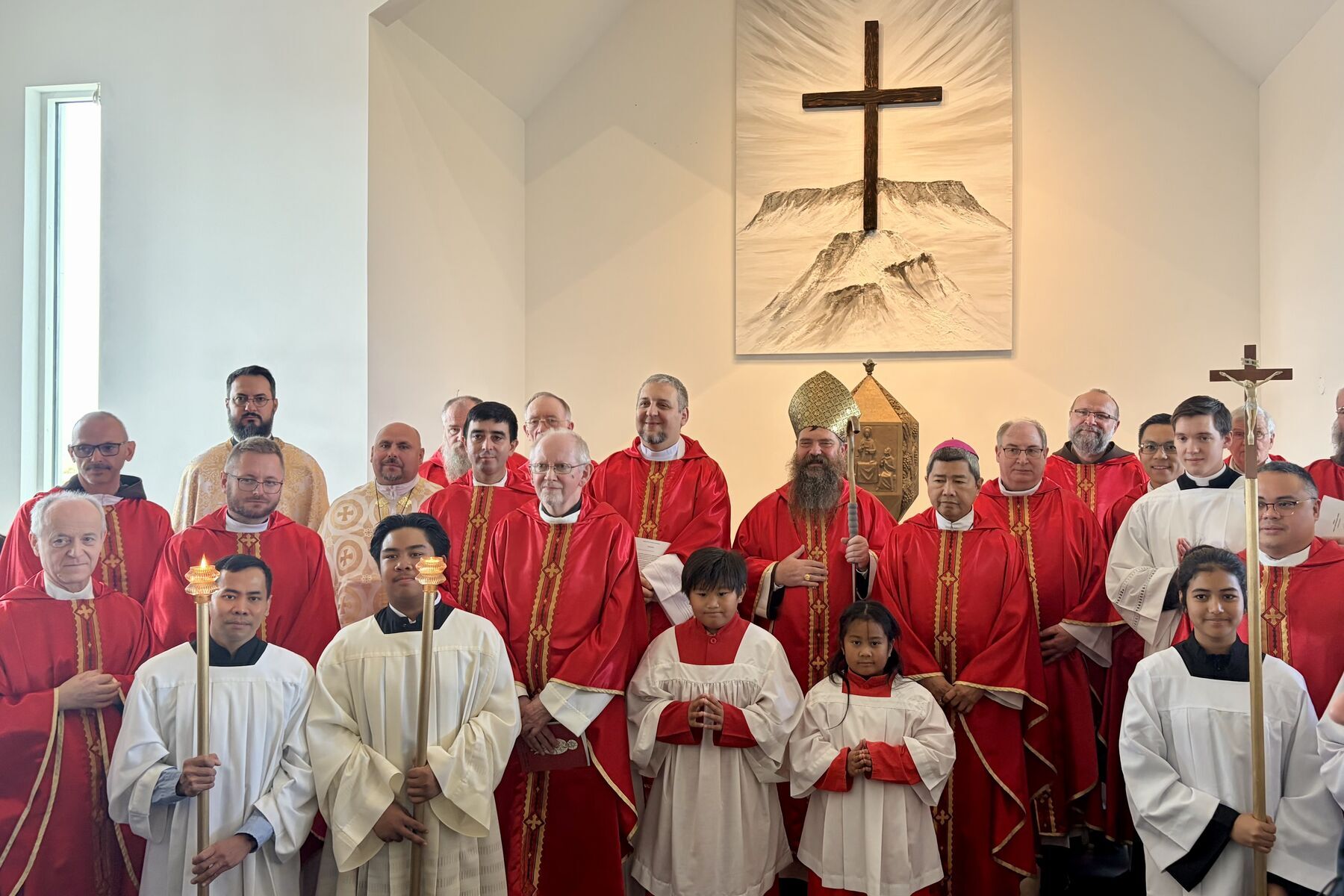 Ukrainische Gemeinschaft nimmt an der Weihe einer neuen Kirche in Island teil