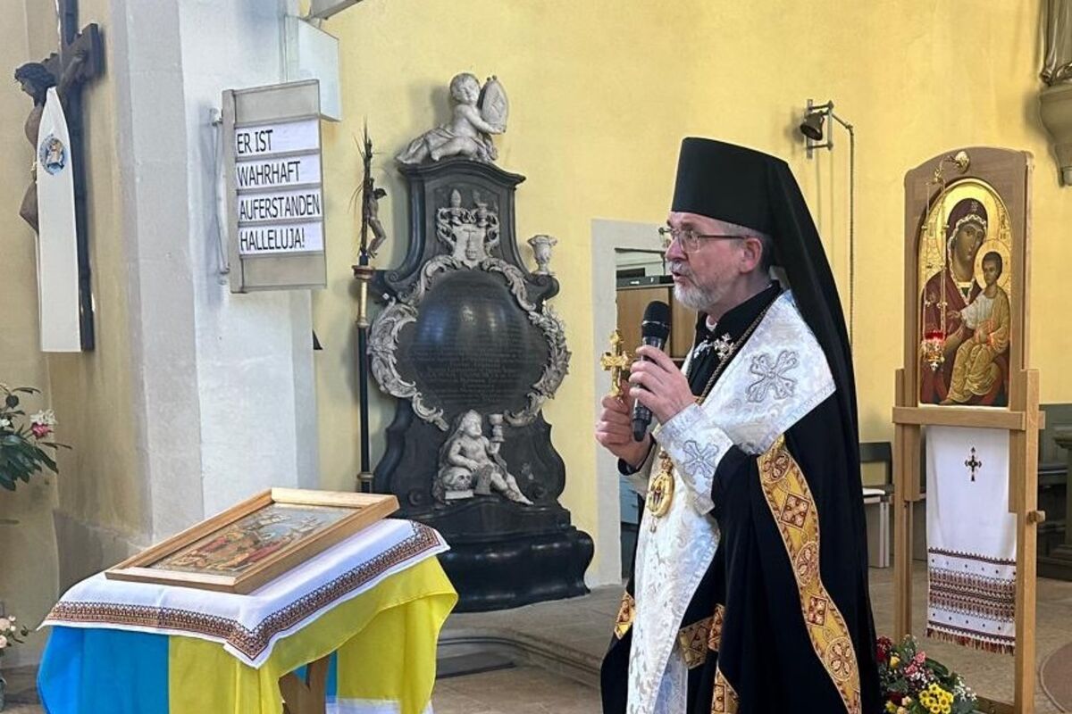 Владика Богдан відвідав українську громаду в Ерфурті: зустріч, молитва і слово пастиря в час війни