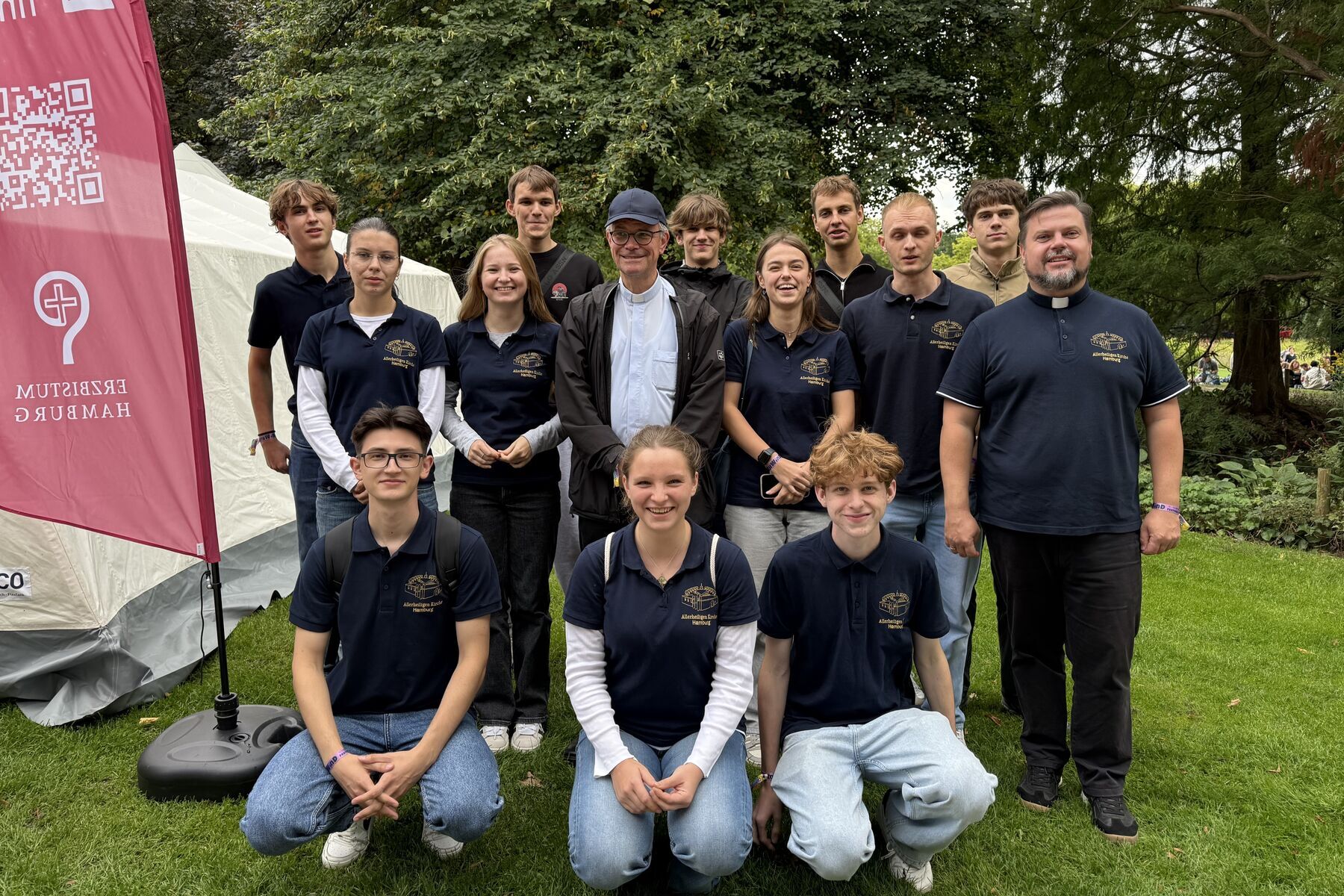 Ukrainische Jugend der Allerheiligen-Pfarrei in Hamburg nimmt am Northwind Festival teil