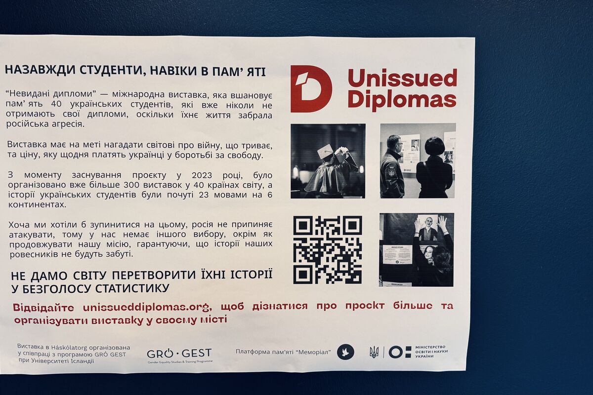 Ausstellung „Unissued Diplomas“ erstmals in Island gezeigt