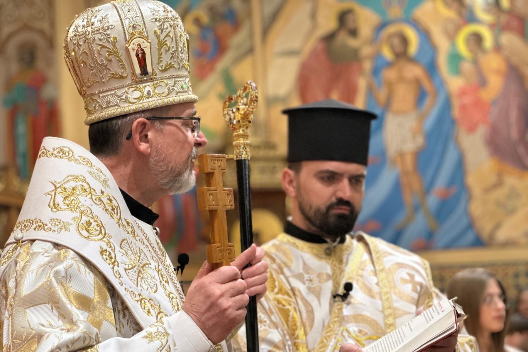 Bischof Dr. Dzyurakh feierte Göttliche Liturgie am Palmsonntag in München