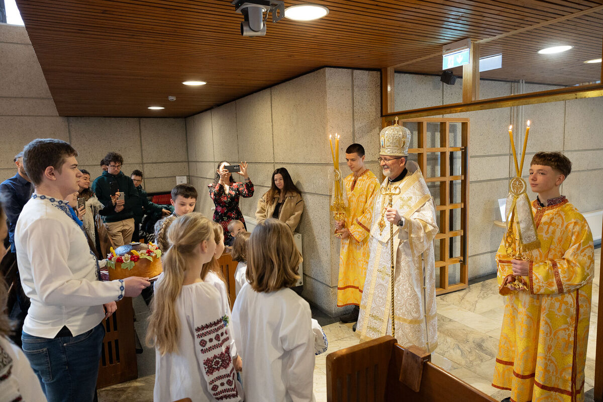 Pastoralbesuch von Bischof Dr. Bohdan Dzyurakh bei der ukrainischen Gemeinde in Helsinki