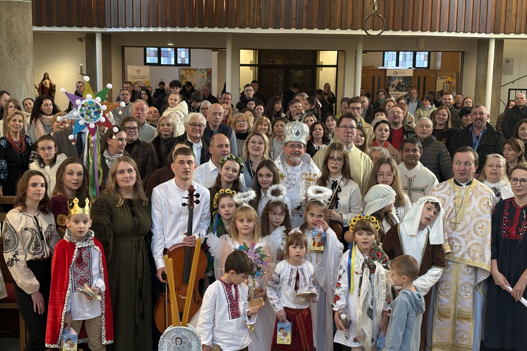 Hirtenbesuch in Vorbereitung auf das Weihnachtsfest