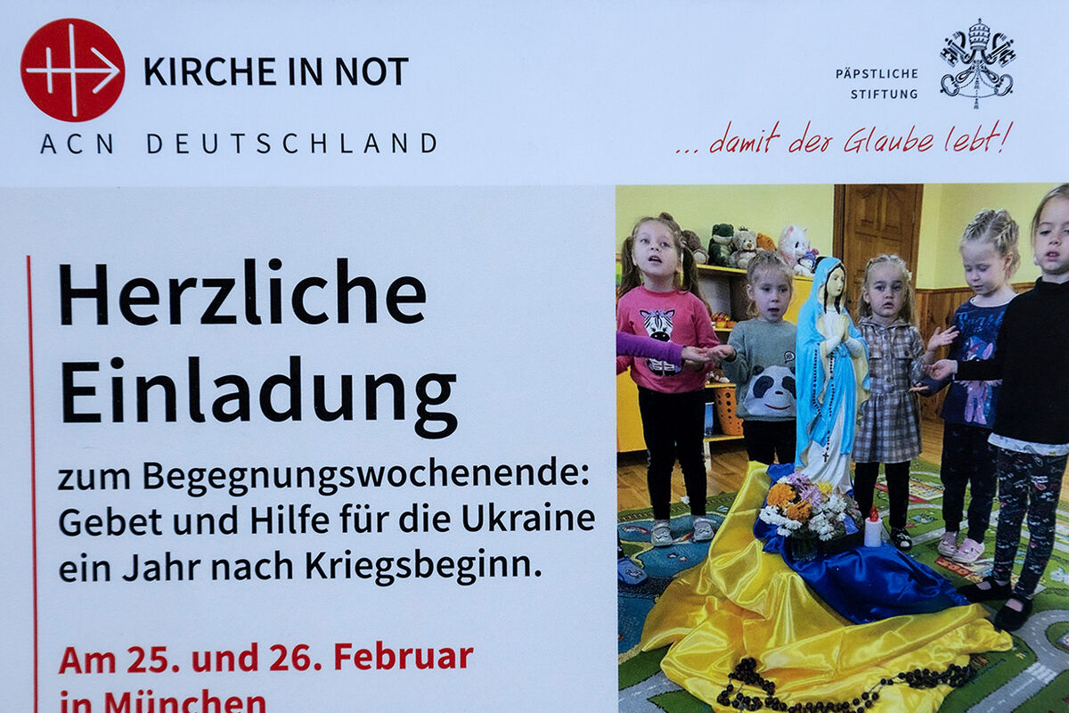 München: Gebets- und Begegnungswochenende zum Jahrestag des Kriegs in der Ukraine