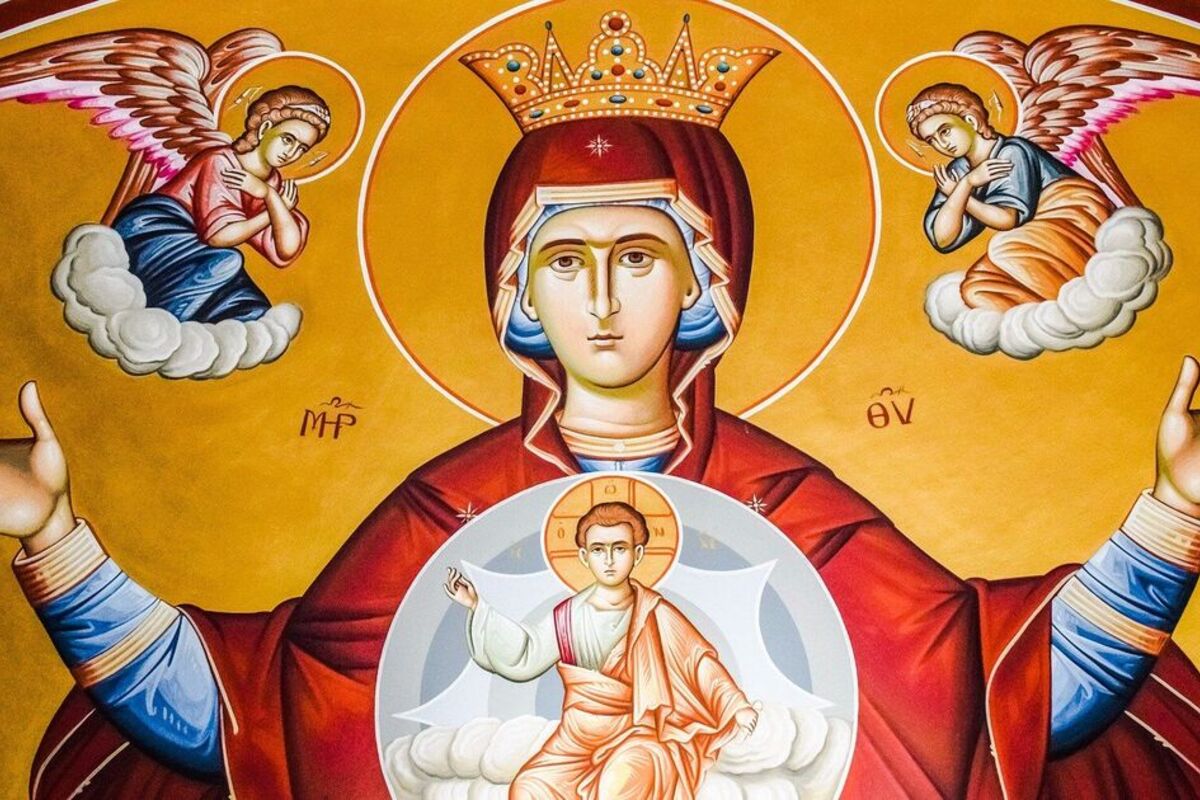 #ПохвалаБогородиці 23. Богородиця втаємничує вірних в життя Пресвятої Тройці