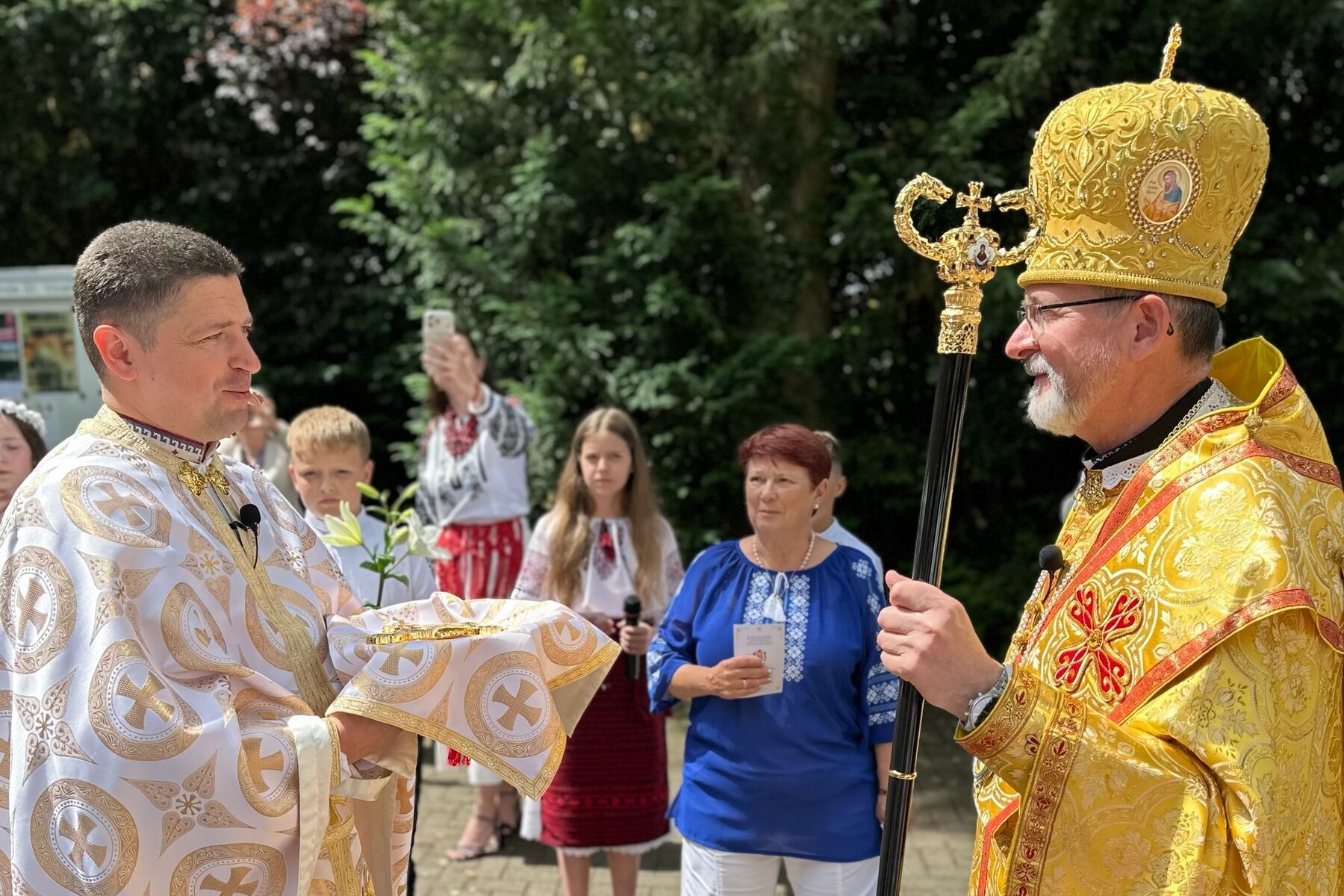 Pastoralbesuch von Bischof Bohdan in der ukrainischen Gemeinde in Lübeck