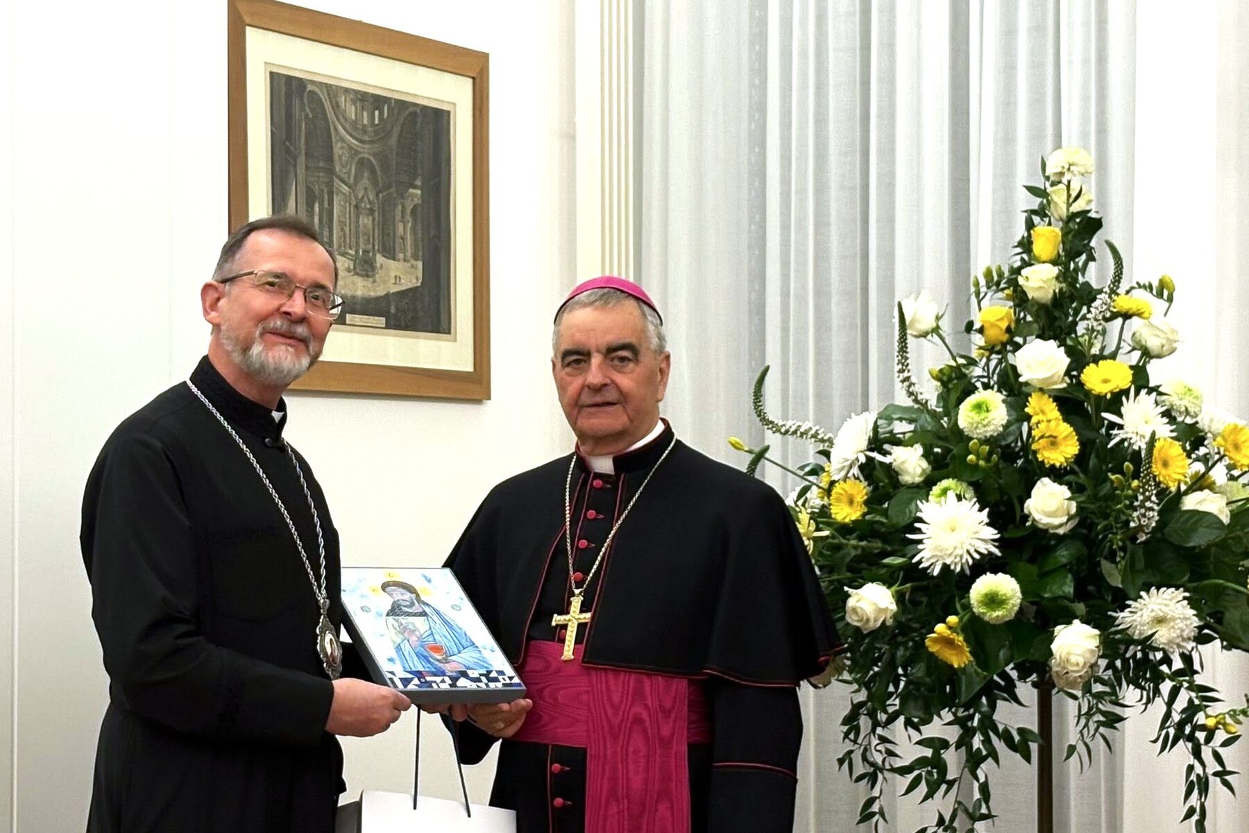 Прощання з апостольським нунцієм архиєпископом Ніколою Етеровичем: вдячність за десятиліття служіння Україні та Церкві