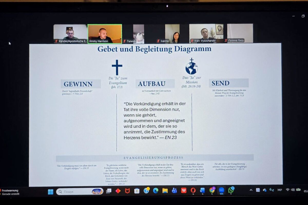 Evangelisationskurs zur Vertiefung der missionarischen Jüngerschaft hat begonnen