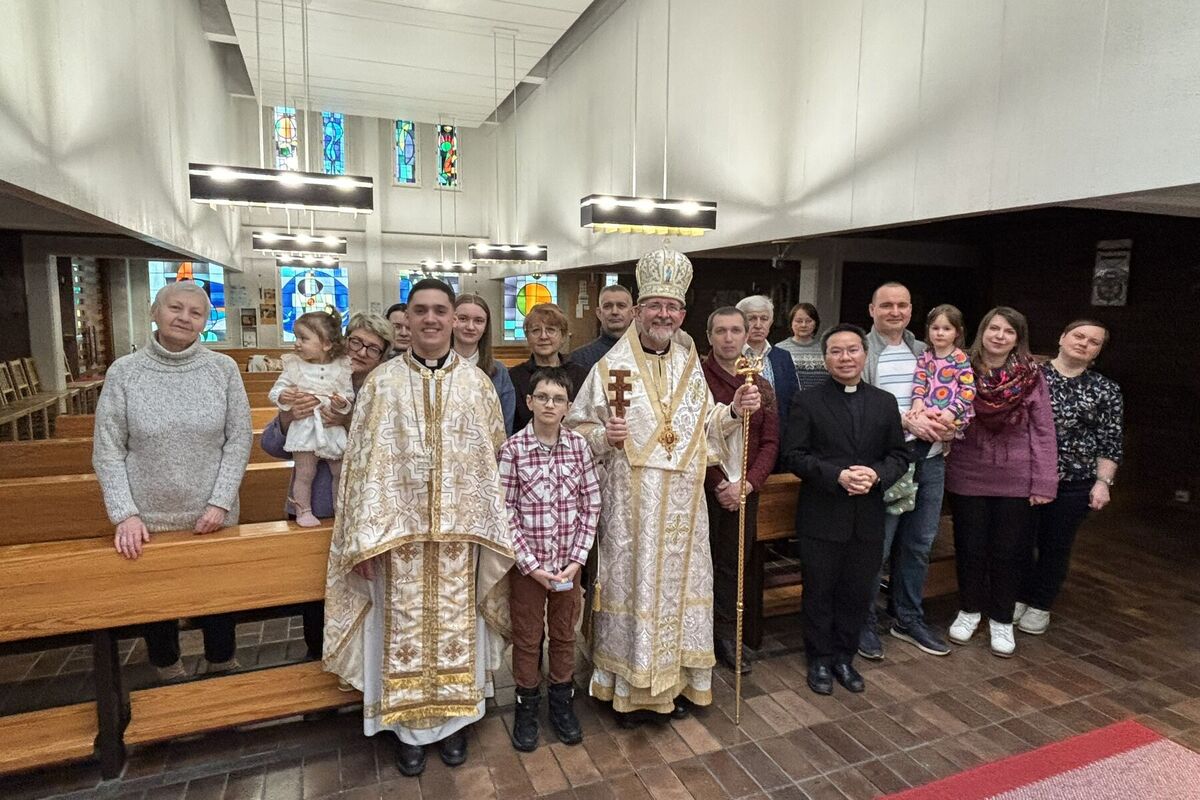 Pastoralbesuch bei den Ukrainern in Tampere (Finnland)