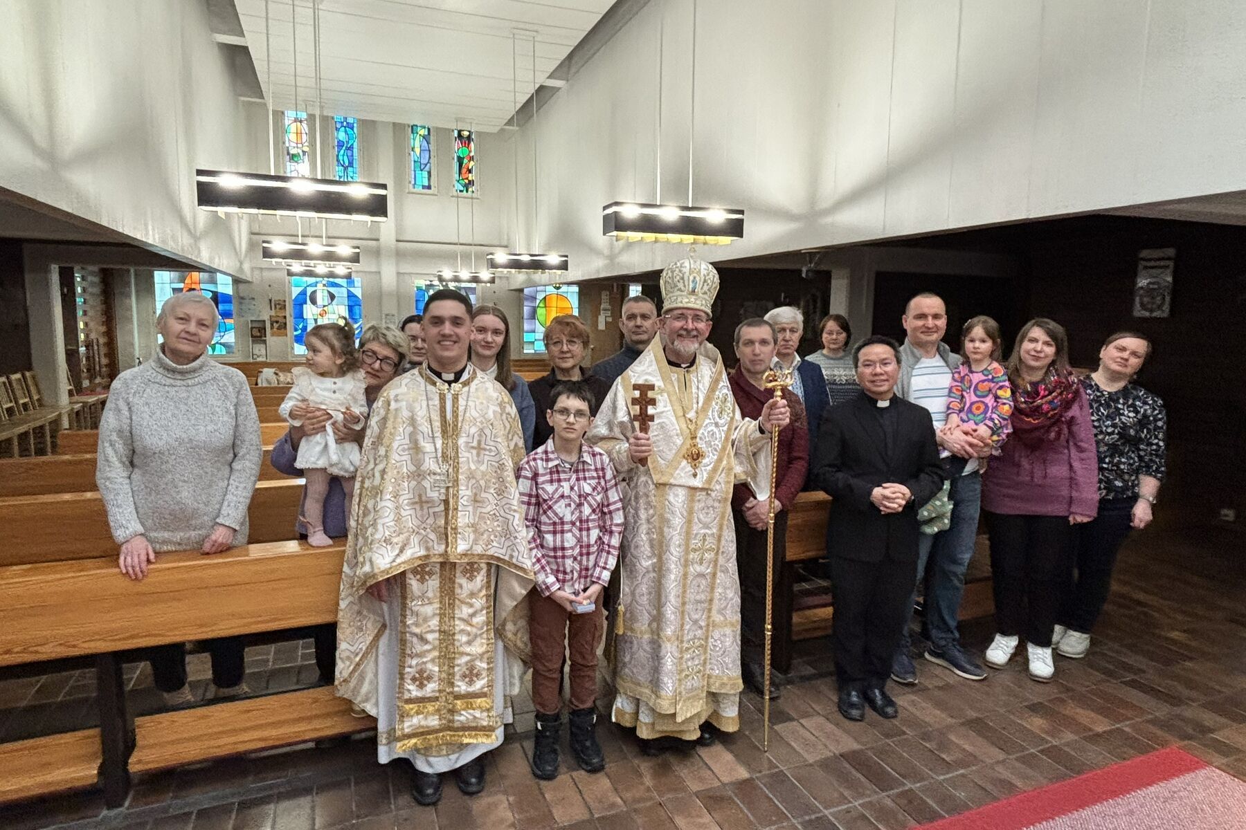 Pastoralbesuch bei den Ukrainern in Tampere (Finnland)